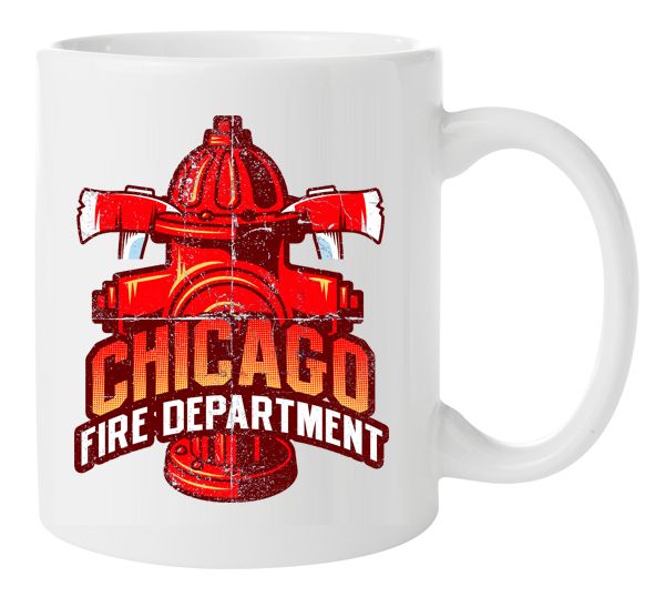 Chicago Fire Dept. - Tasse aus Keramik (Hydrant)